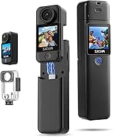 SJ~CAM C300 Pocket Camera de Ação,Gravação de Vídeo com Campo de Visão Amplo de 154°, Estabilização em 6 Eixos, Resistente à água Até 30m