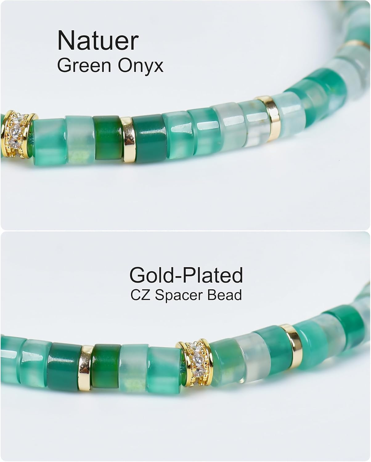 Natural Gemstone Women’s Bracelet – Handmade Spiritual Crystal Jewelry, Adjustable Layered Design, Birthday or Christmas Gift for Wife or Girlfriend - Image 6