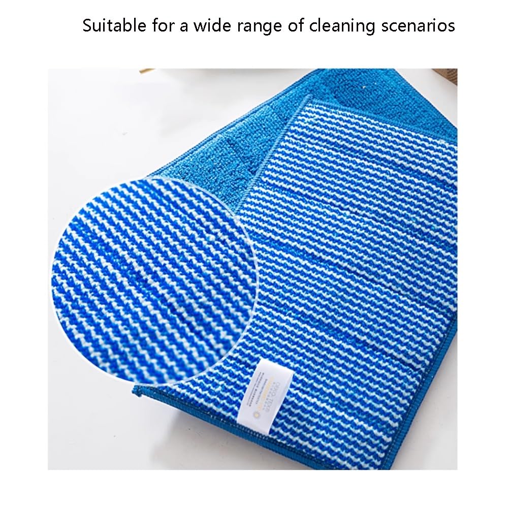 Secar rápidamente Toallas de Cocina de Fibra Ultra Microfiber Cleaning Cloth Blue 6.7x9.4in 3/6/9 Pcs(9)