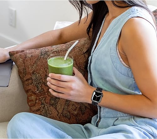 Miniatura 6 de Miimall Correa de resina compatible con Apple Watch de 1.496 pulgadas, 1.575 pulgadas, 1.614 pulgadas, 1.654 pulgadas, 1.732 pulgadas, serie de