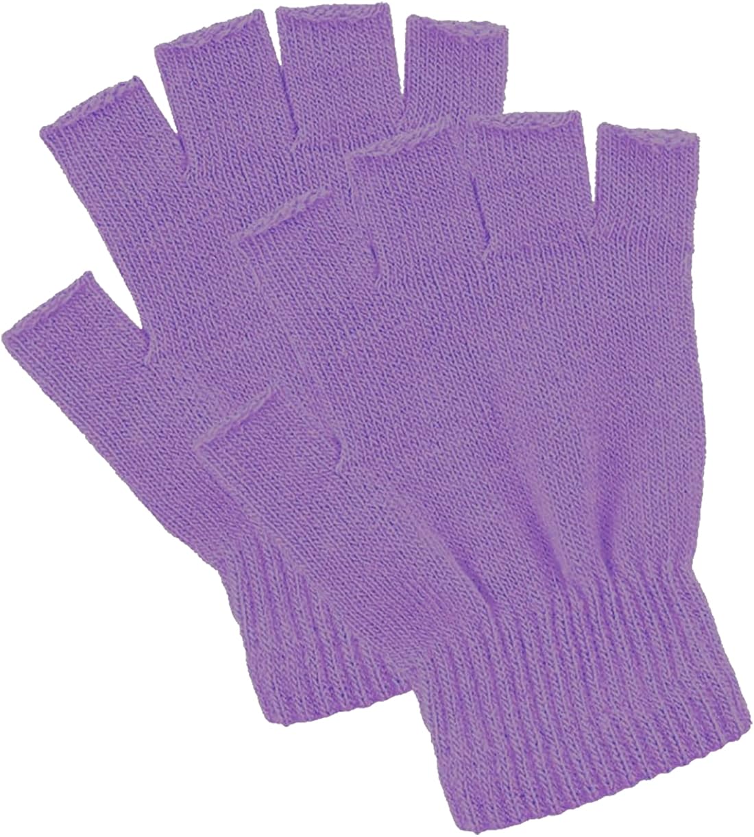 Fairy Trendz Unisex Magenta Black Thermal Fingerless Gloves Warm Half Finger Gloves Winter Fingerless Gloves ( One Size)