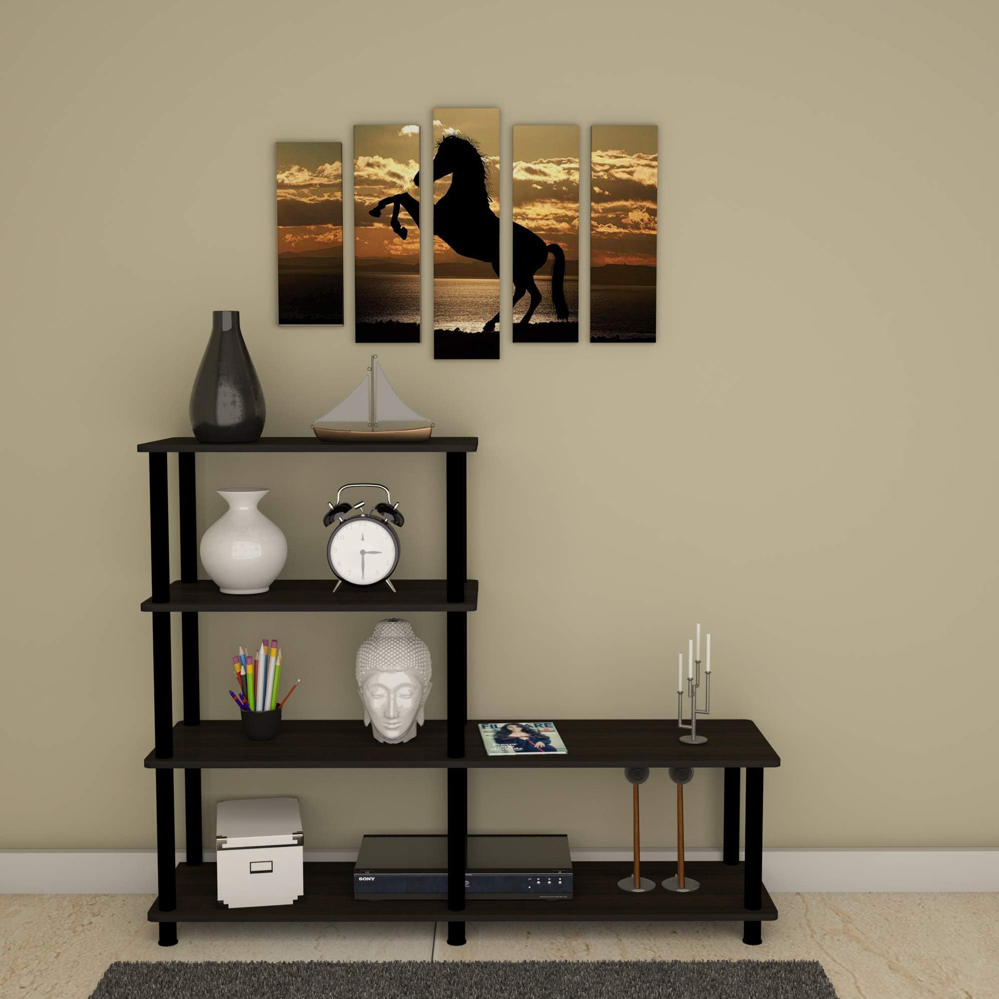 Townsville Medellin Multipurpose Display Unit (Matte Finish, Cappuccino Oak)