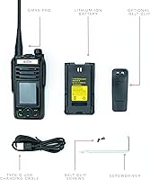 Vista 7 de BTECH GMRS-PRO IP67 - Radio bidireccional impermeable GMRS con Bluetooth y GPS, programable por aplicación, repetidor GMRS, con receptor de escaneo