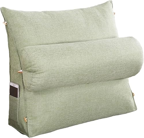 Almohada de cuña para dormir después de una cirugía, almohada de lectura con soporte ajustable para el cuello para cama, sofá, cojín de espalda,