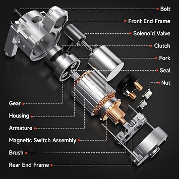 10910N Starter Compatible with 2014-2018 Chevrolet Silverado 1500 Suburban Tahoe, GMC Sierra 1500 Yukon Savana 4.3L 5.3L 6.2L, Cadillac Escalade, Express Van 2500 3500 V6 V8 12655055
