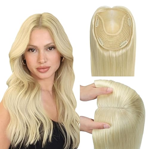 WORLDSTAR Hair Topper for Women Real Human Hair No Bangs
