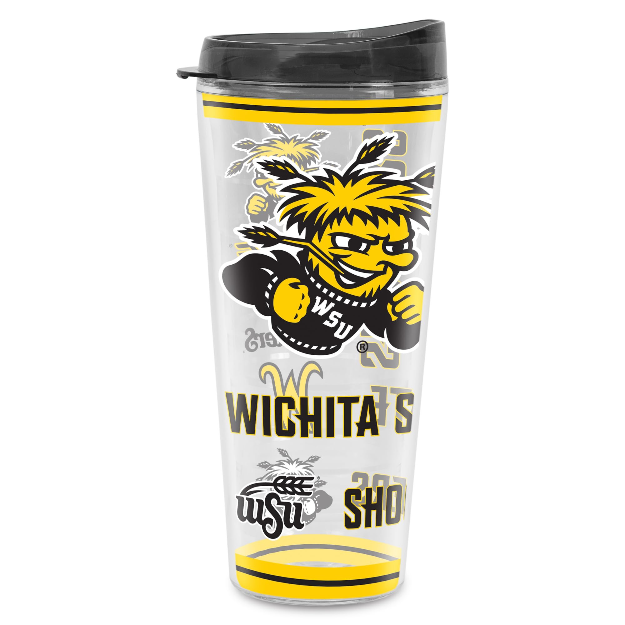 Rico Industries NCAA College Double Wall Mayhem 16oz Or 20oz Tritan Tumbler W Lid
