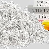 Vista 2 de Caleihd Papel Triturado de Corte Ondulado Hierba de Empaque Cojín Serpentina de Papel para Navidad Boda Cumpleaños Dama de Honor Compromiso