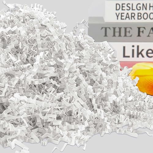 Miniatura 2 de Caleihd Papel Triturado de Corte Ondulado Hierba de Empaque Cojín Serpentina de Papel para Navidad Boda Cumpleaños Dama de Honor Compromiso