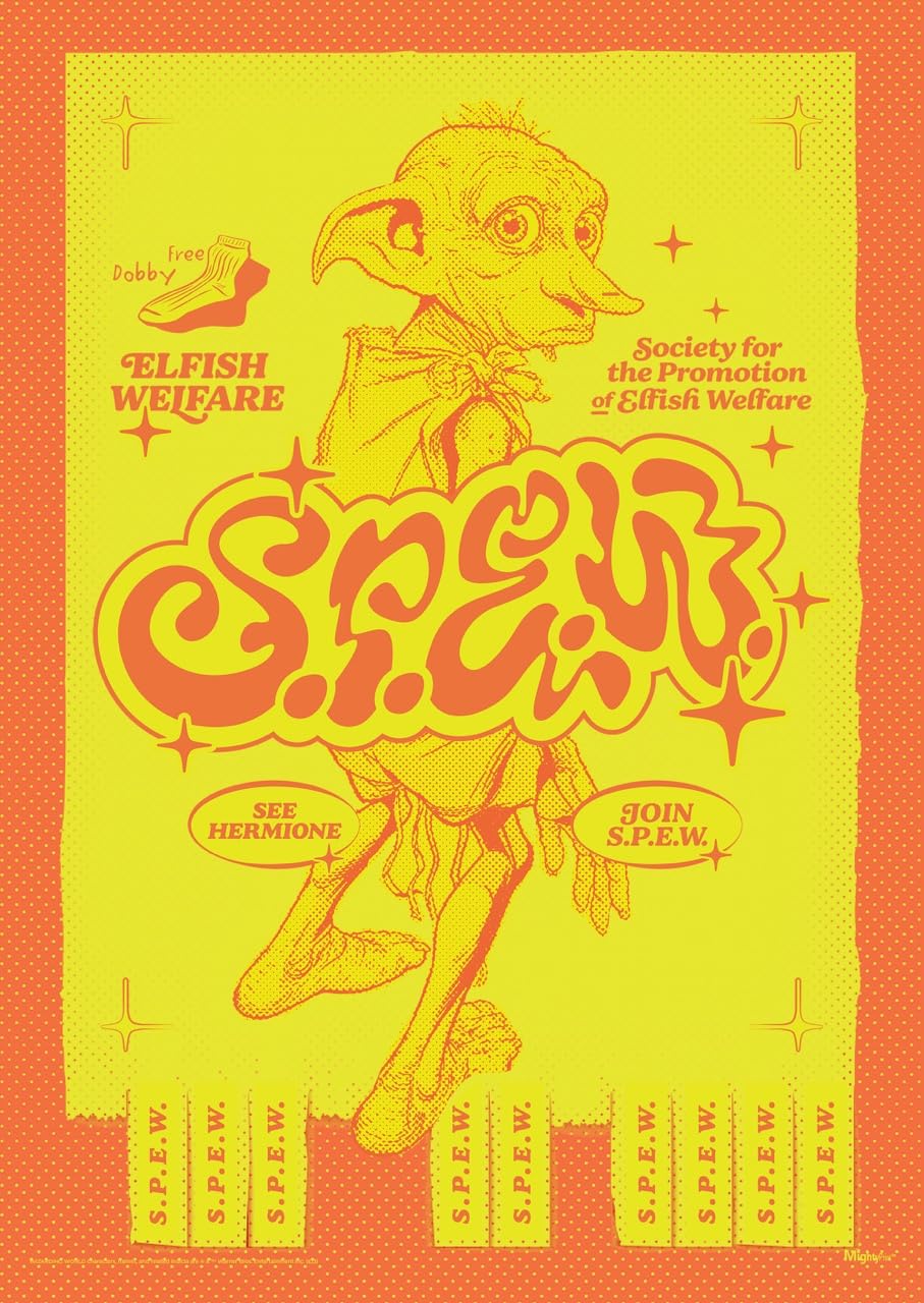 Amazon.com: MIGHTYPRINT Harry Potter – S.P.E.W. – Dobby