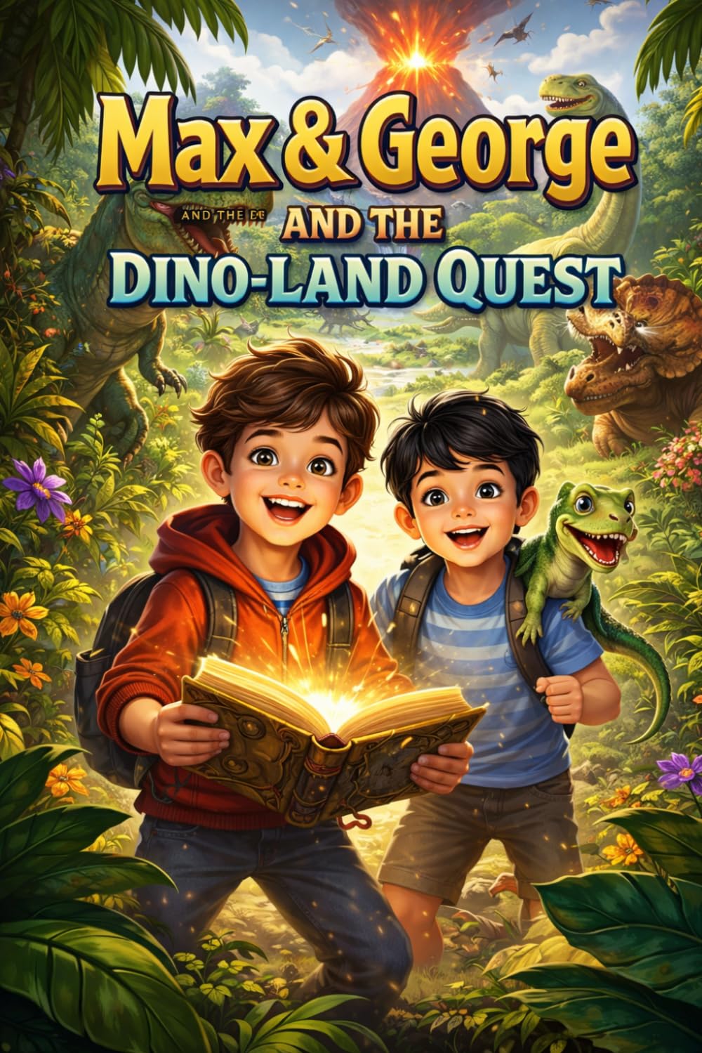 Max & George and the Dino-Land Quest (Max and the Amazing Adventure)