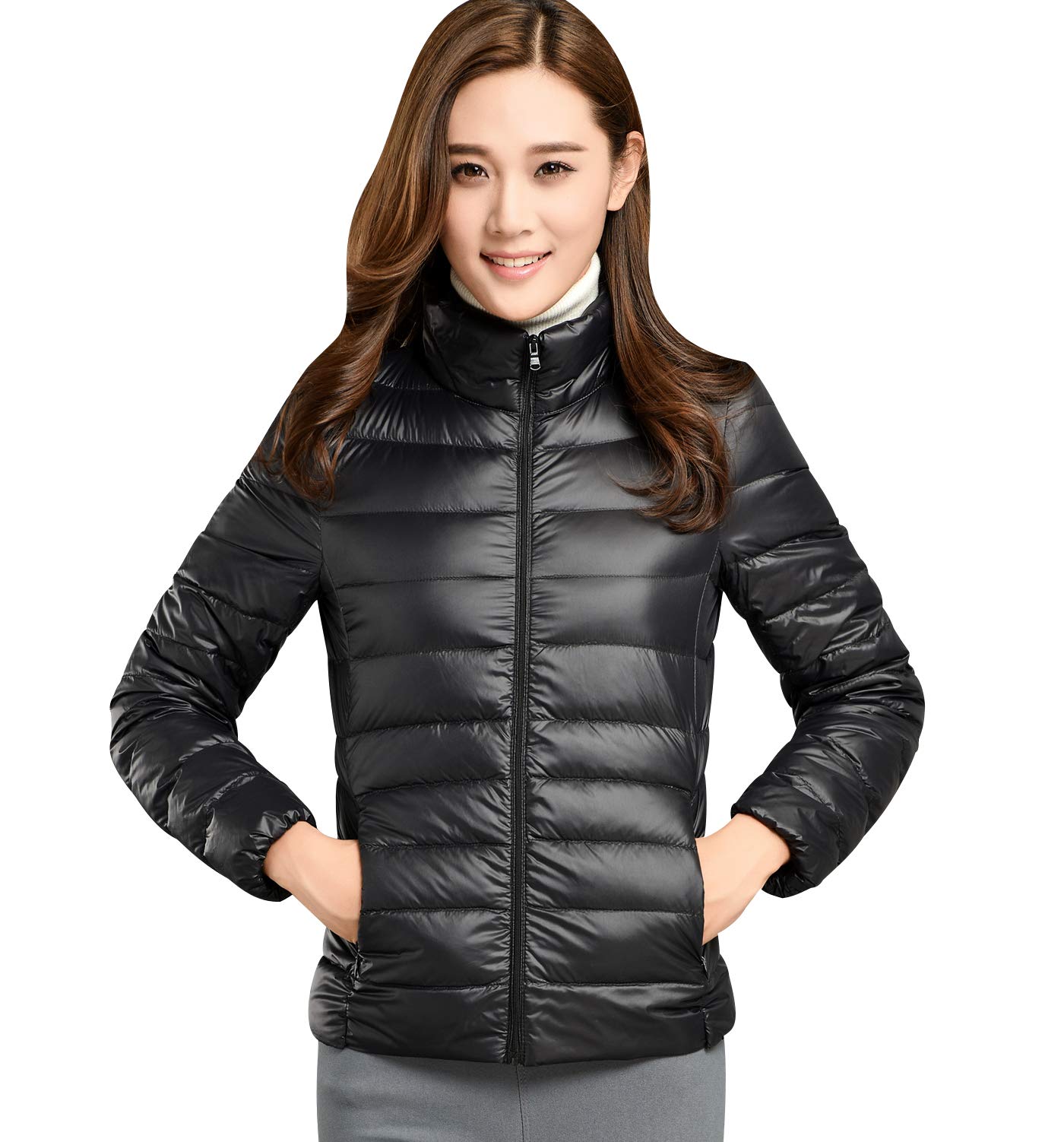 Plumas Mujer Ligero Plumiferos Ligeros Mujer Abrigo Plumas Ultralight Plumon Chaqueta Plumifero Corto Fino Abrigos Señora Chaquetas Invierno Cazadoras Chaquetones Casacas Tallas Grandes