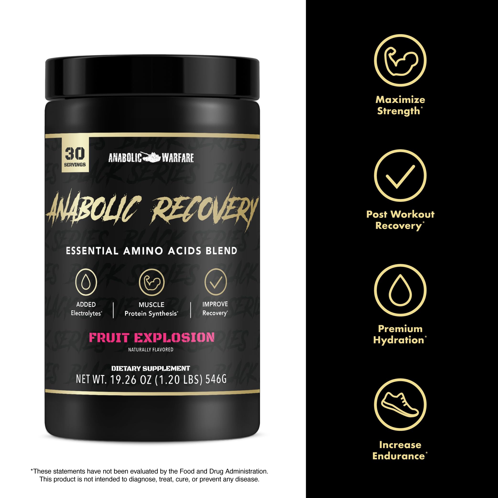 Amazon.com: Anabolic Recovery, Essential Amino Acids, Post Workout