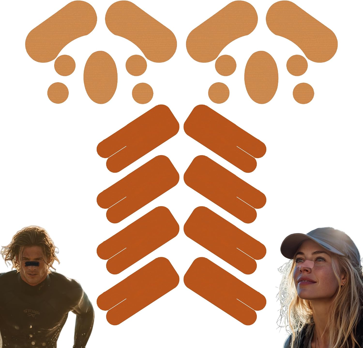 Sun Protection Nose Patch Set