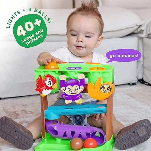 Miniatura 2 de Move2Play, Más de 30 canciones y frases de Jungle-Jammin'  Más de 30 canciones y frases de Fin-Tastic  Juguete musical para bebés y niños pequeños