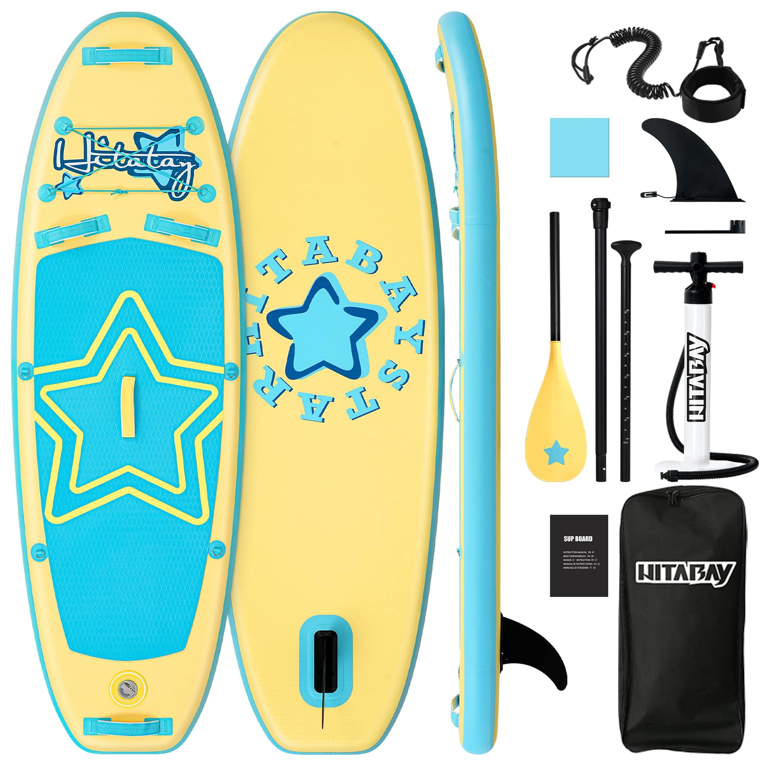 Hoiuse Tavola Da Sup E Surf Gonfiabile 9063 Zys 230620 Well - Foto 9