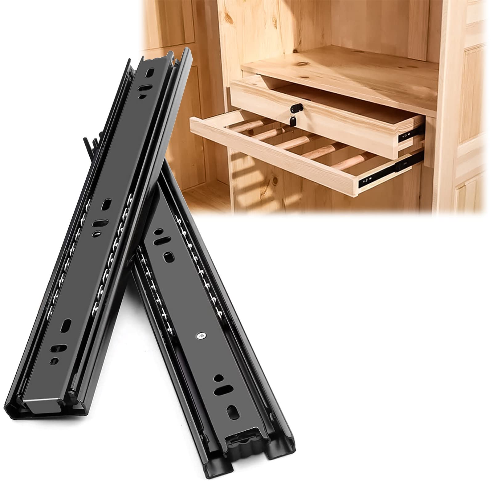 Glissières de tiroir V3VOGUE pour réparer un placard de cuisine affaissé