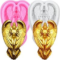 Vista 27 de Angel Baby - Moldes de silicona para decoración de pasteles, decoración de cupcakes, pasta de chicle de chocolate, juego de 4