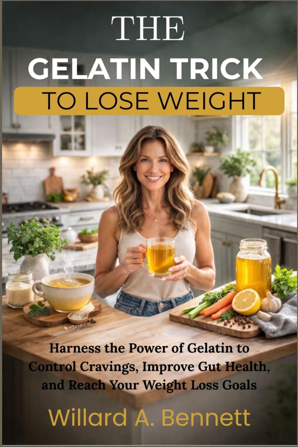 THE GELATIN TRICK TO LOSE WEIGHT: Harness the Power of Gelatin to Control Cravings, Improve Gut Health, and Reach Your Weight Loss Goals