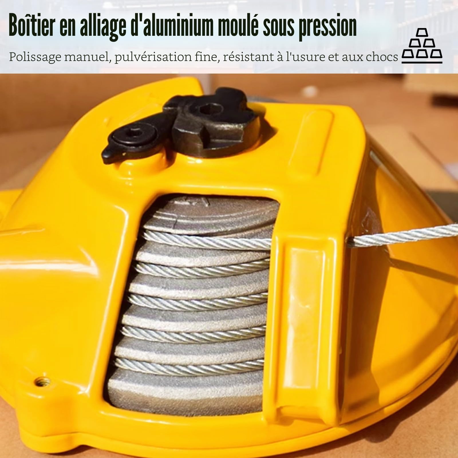 Équilibreur à Ressort Rétractable 3-5 kg, Equilibreur à Ressort 1,5m de Hauteur de Levage avec Fil Acier Epais et Crochet Equilibrage à Ressort en Métal pour Ateliers et Usines