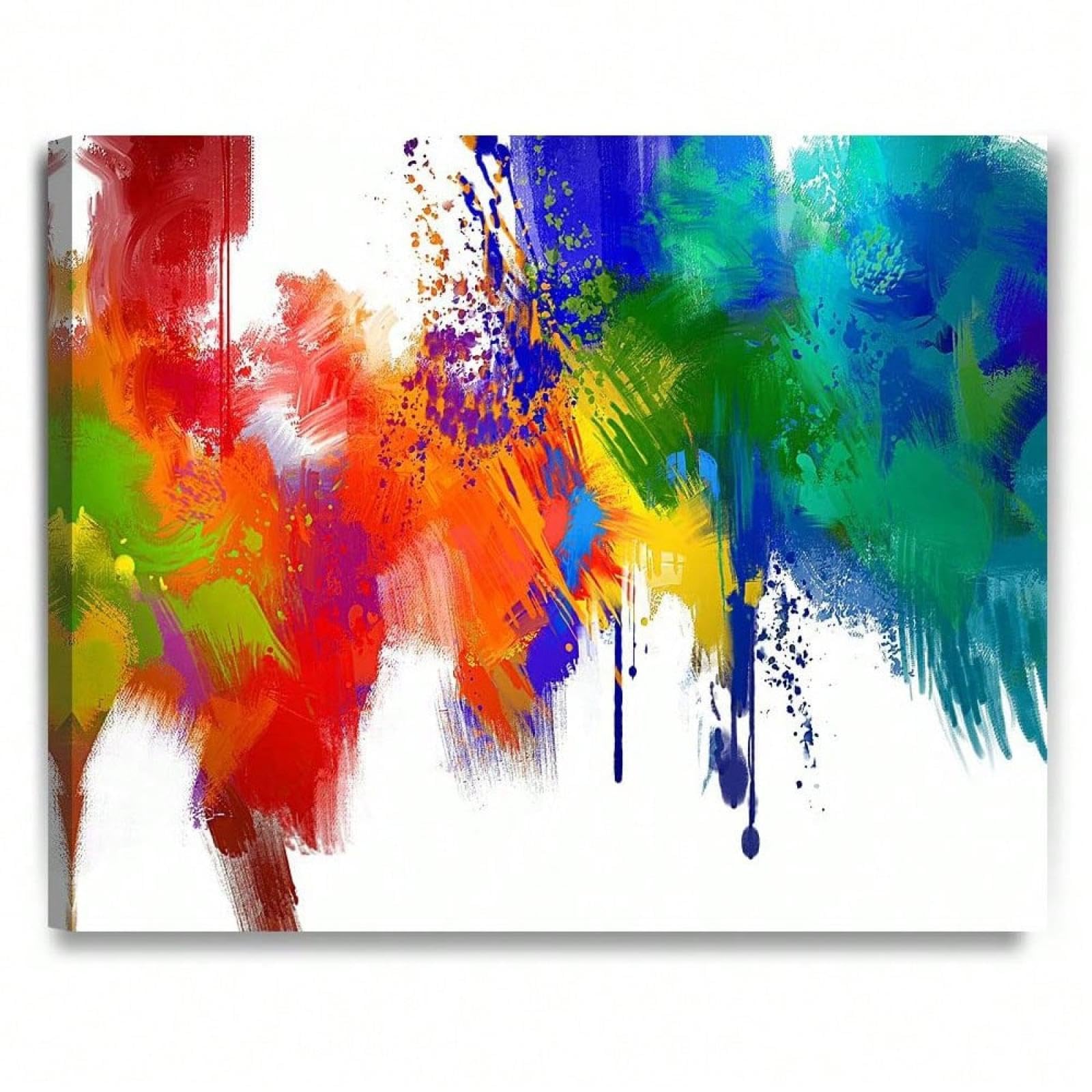 Impression sur toile abstraite colorée pour sublimer le salon - 8
