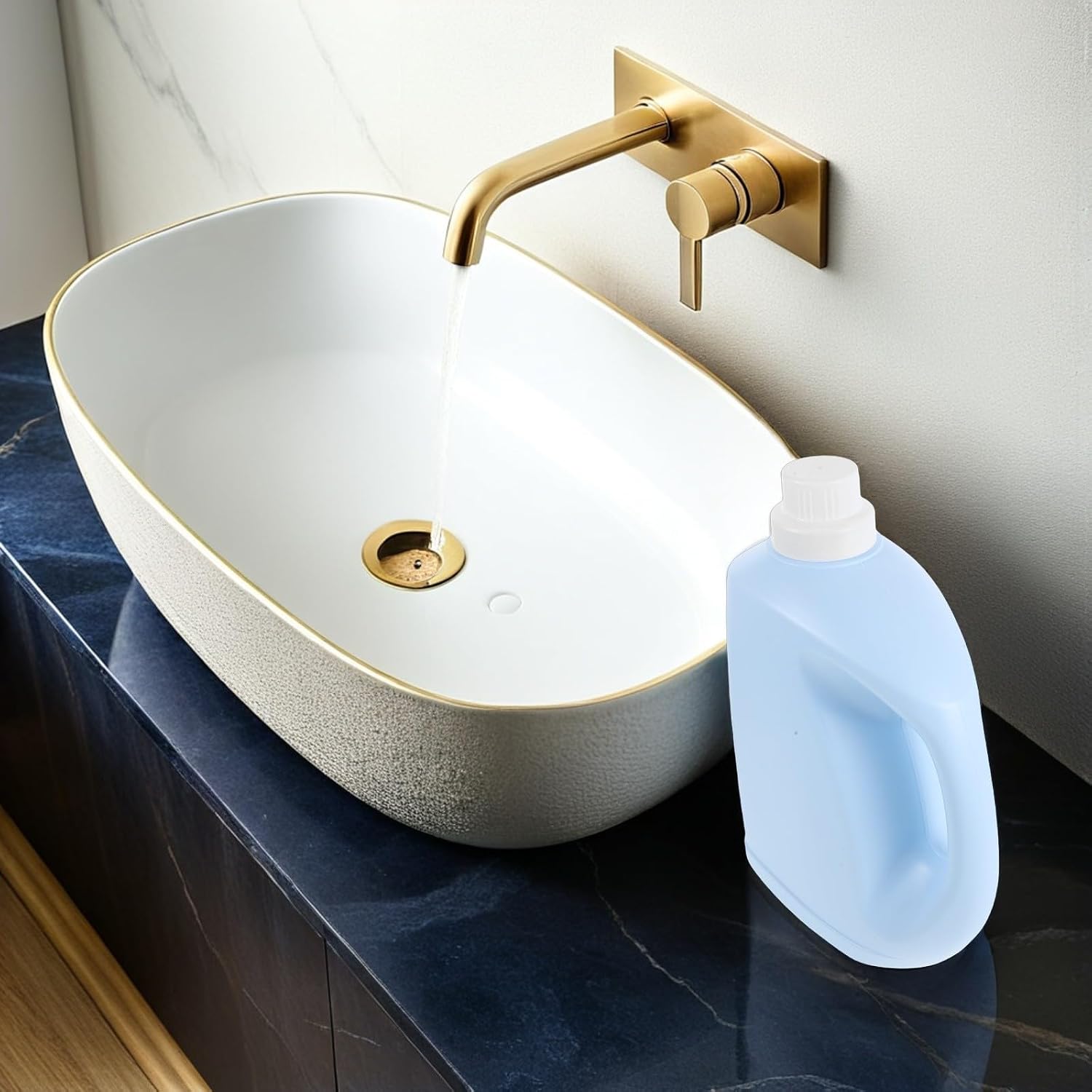 2pcs Plastic Laundry Detergent Jugs 1.3 Gallon Liquid Soap Bottles image 5