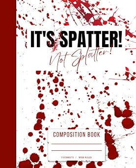 Composition Notebook Perfect for Students of Forensic Science, Pathology, Criminal Justice, Fingerprint Analyst and more
