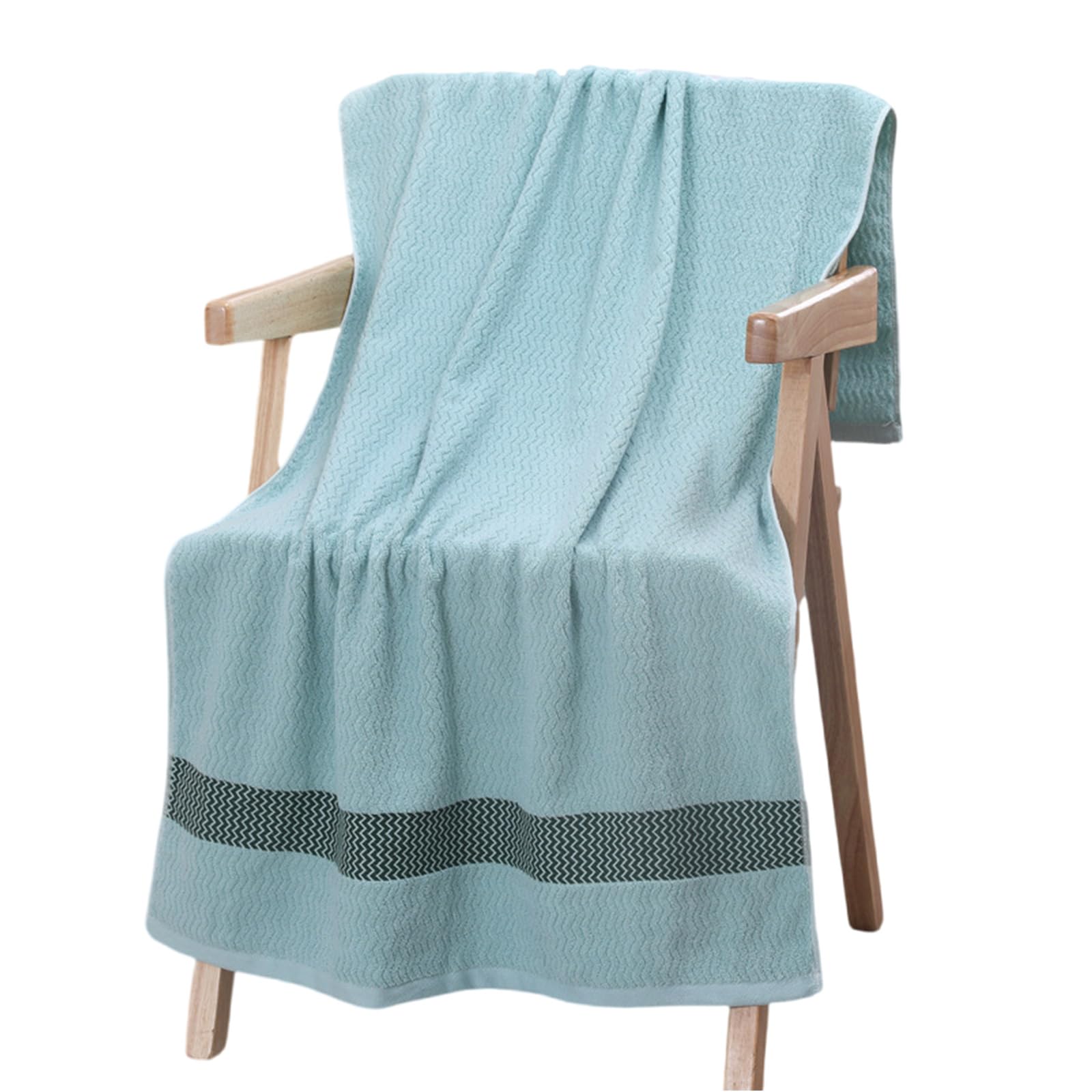 Serviette de bain compacte en coton hydrophile idéale pour le sport et le voyage