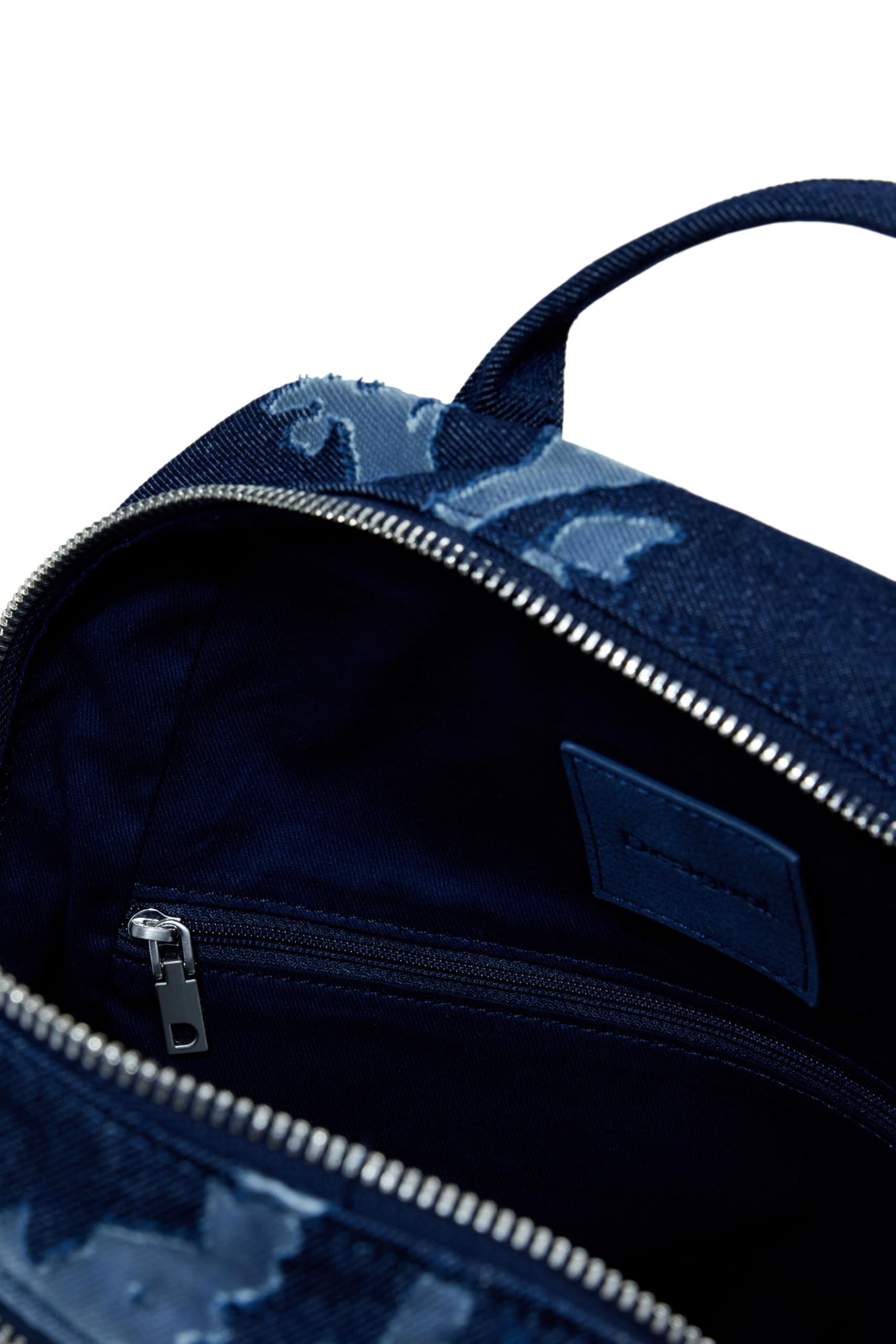 Desigual Rucksack Freizeitrucksack Chester Denim Kilo Mini Backpack Denim Raw dunkelblau