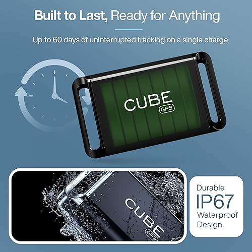 Miniatura 17 de Cube Rastreador GPS para vehículos – Dispositivo de seguimiento GPS para automóviles, camiones, mascotas – Seguimiento en tiempo real, SOS Pings