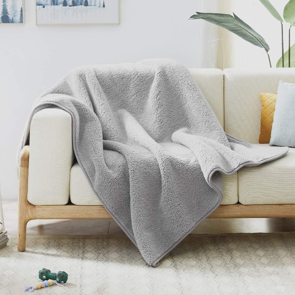 Allisandro Waterproof Blanket 39 X 27 Inches for Couch, Chairs, Car, or Bed, Machine Washable 3 Layer Waterproof Furniture Protector for…