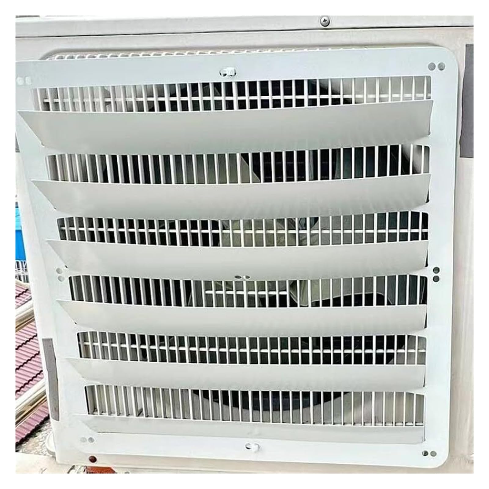 AC Wind Guide, Stainless Steel AC Cover Bracket Wind Guide Baffle Multiple Sizes(Square,50x 50CM)