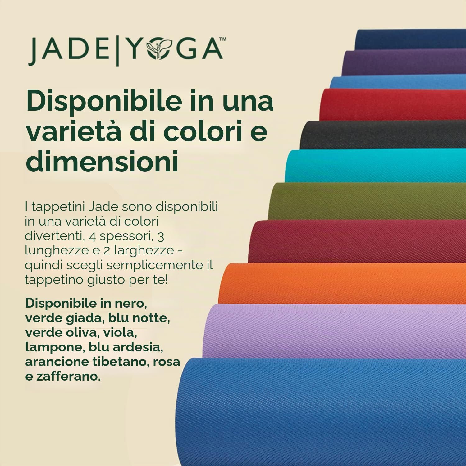 Jade Yoga - Tappetino per Yoga Harmony