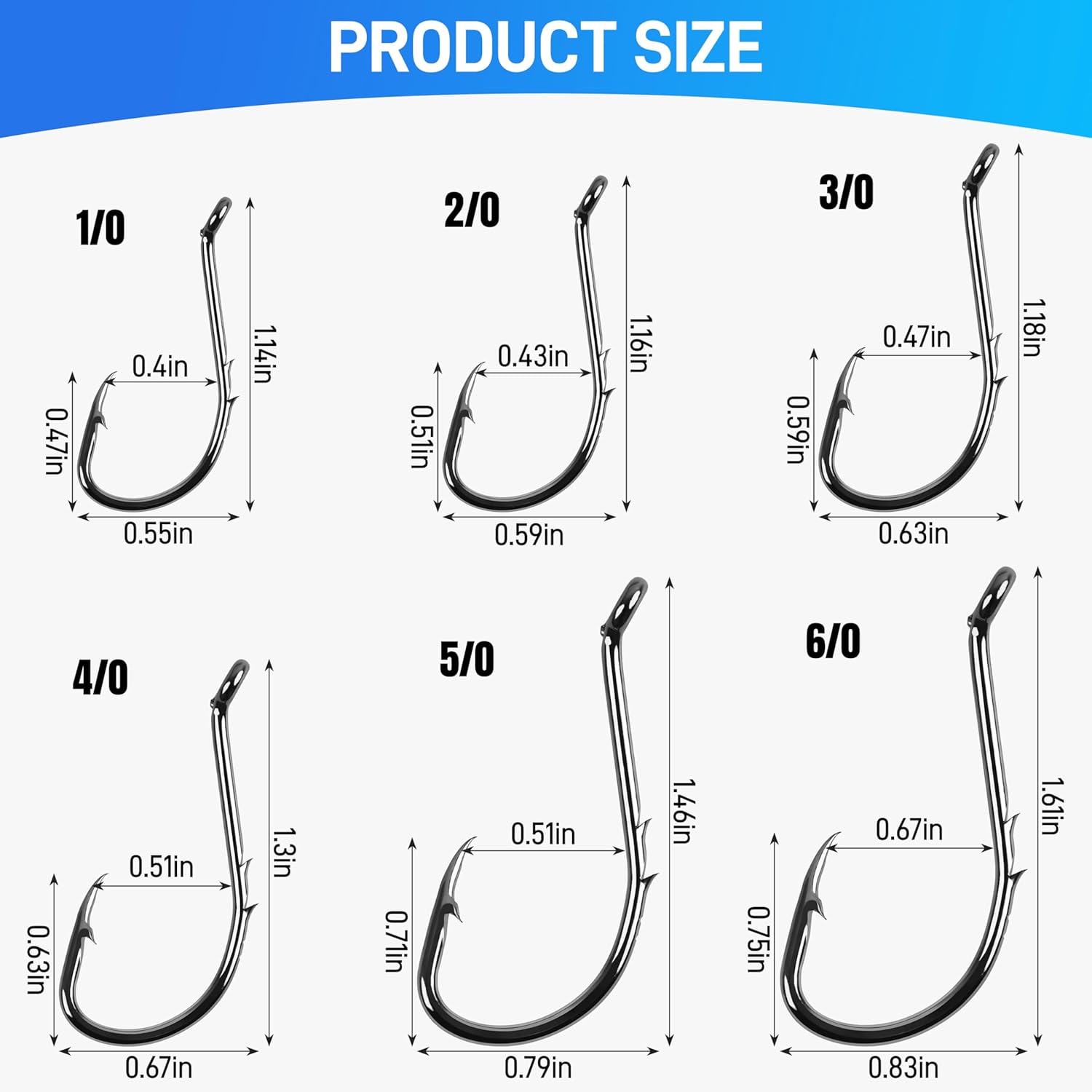 Ocus Baitholder Fishing Hooks Barbed Beak Fish Hooks Circle Hook