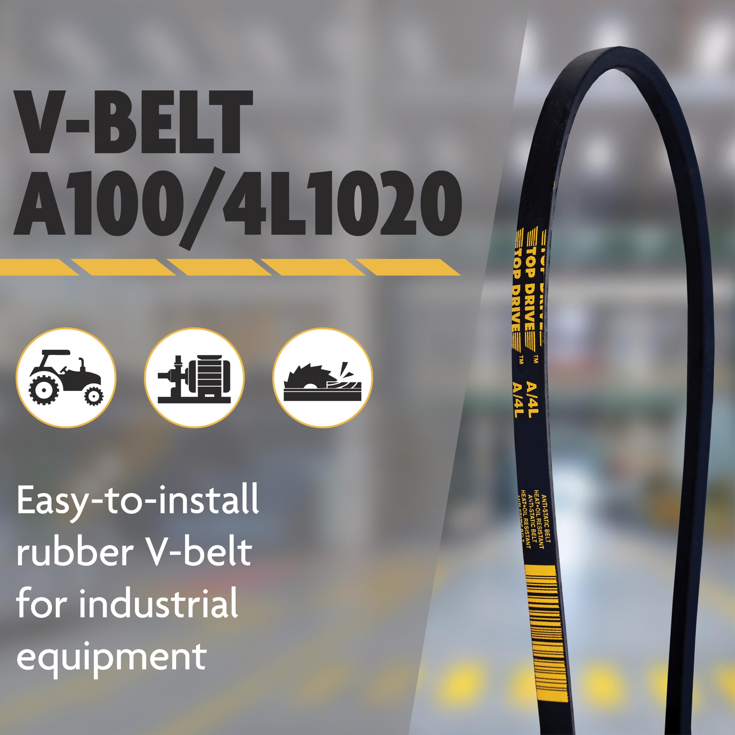 Top Drive A38/4L400, A/4L, Classic Wrapped V Belt, 1/2" x 40" — Amazon image 16