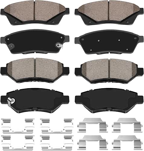 Brake Pads Compatible with 10-16 Cadillac SRX, 11 Saab 9-4X,