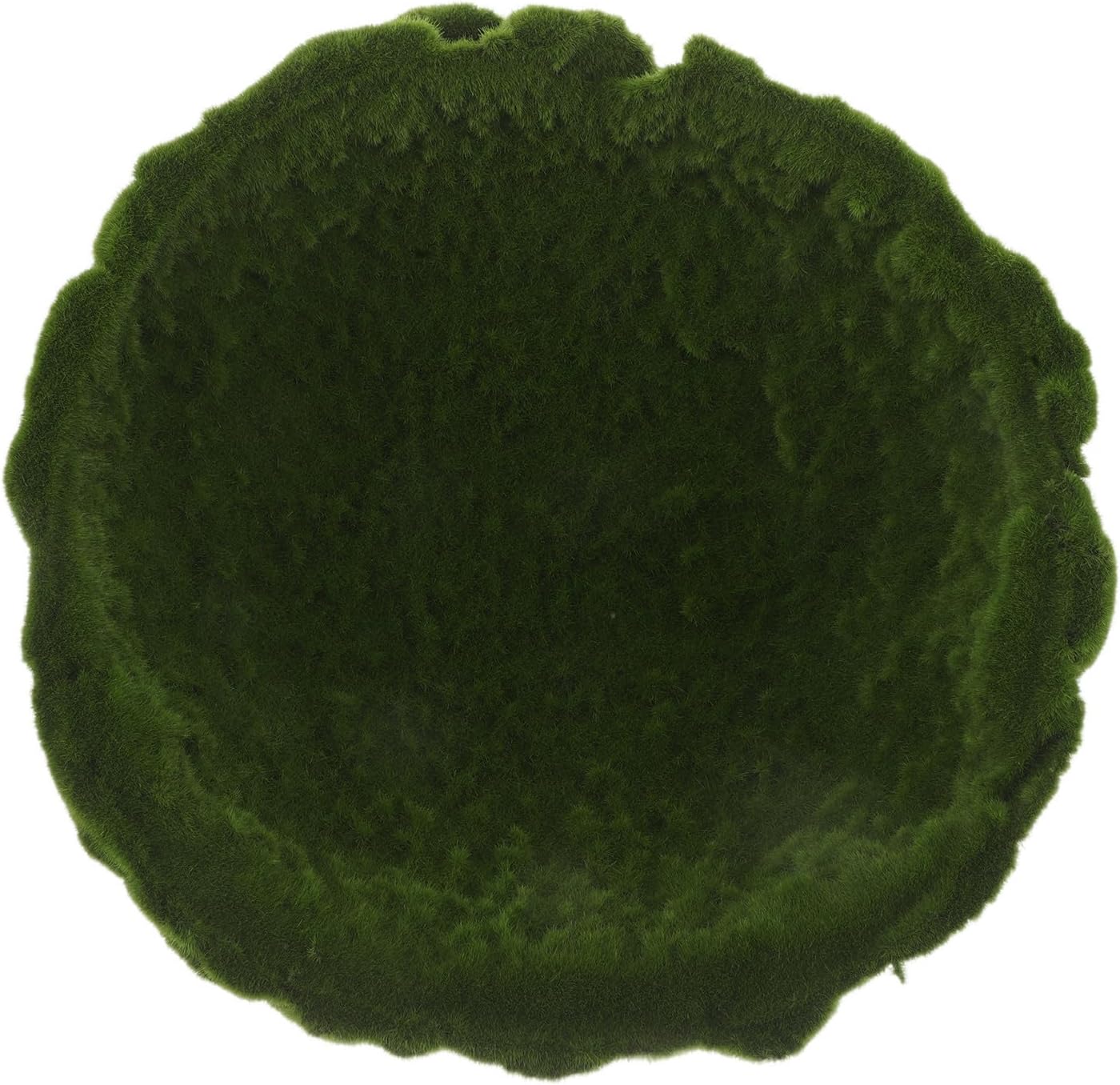 Artificial Half Sphere Moss Ball 30cm Flocking for Xmas Table Centerpiece