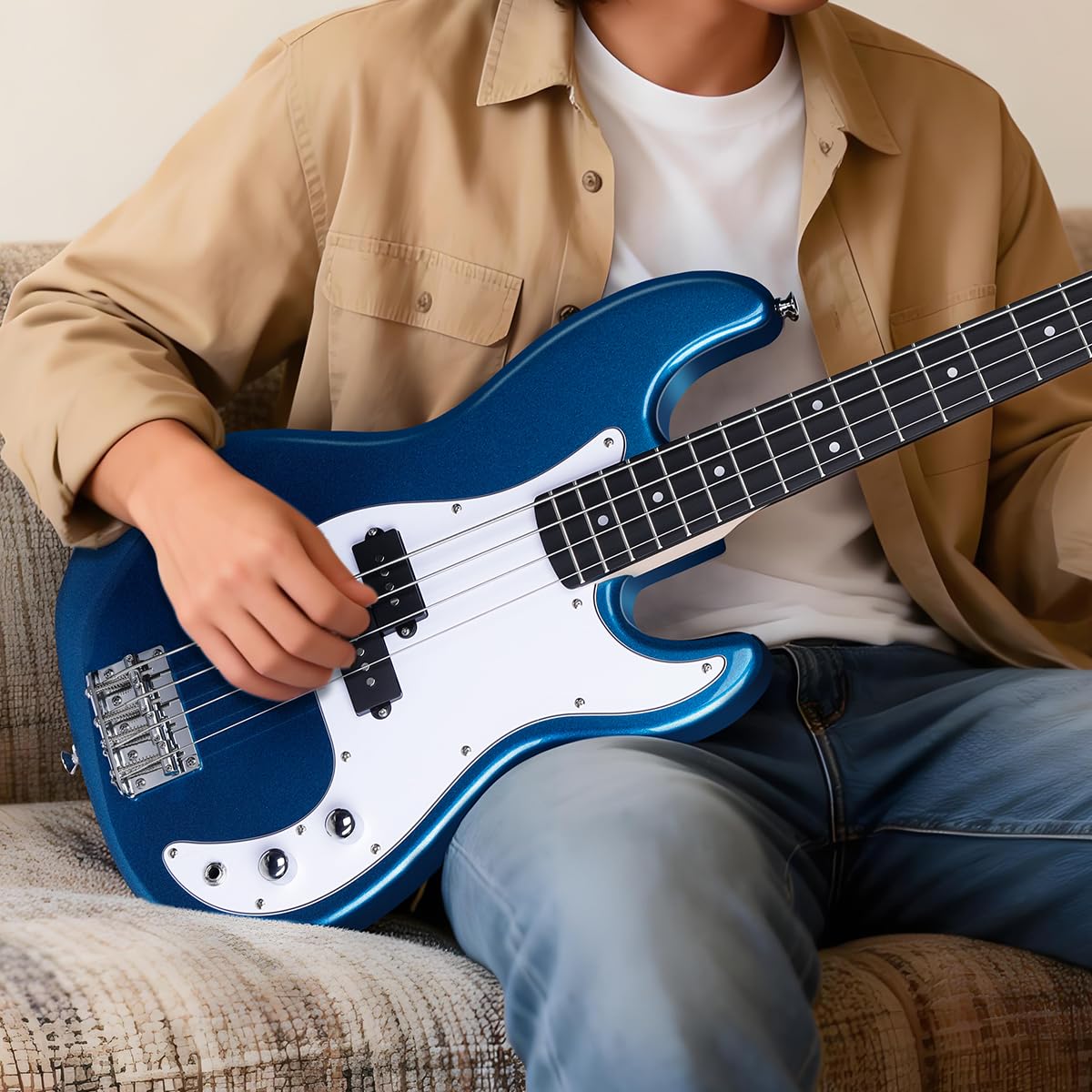Amazon.com: Bullstar Electric Bass Guitar 4 Strings Full-Size