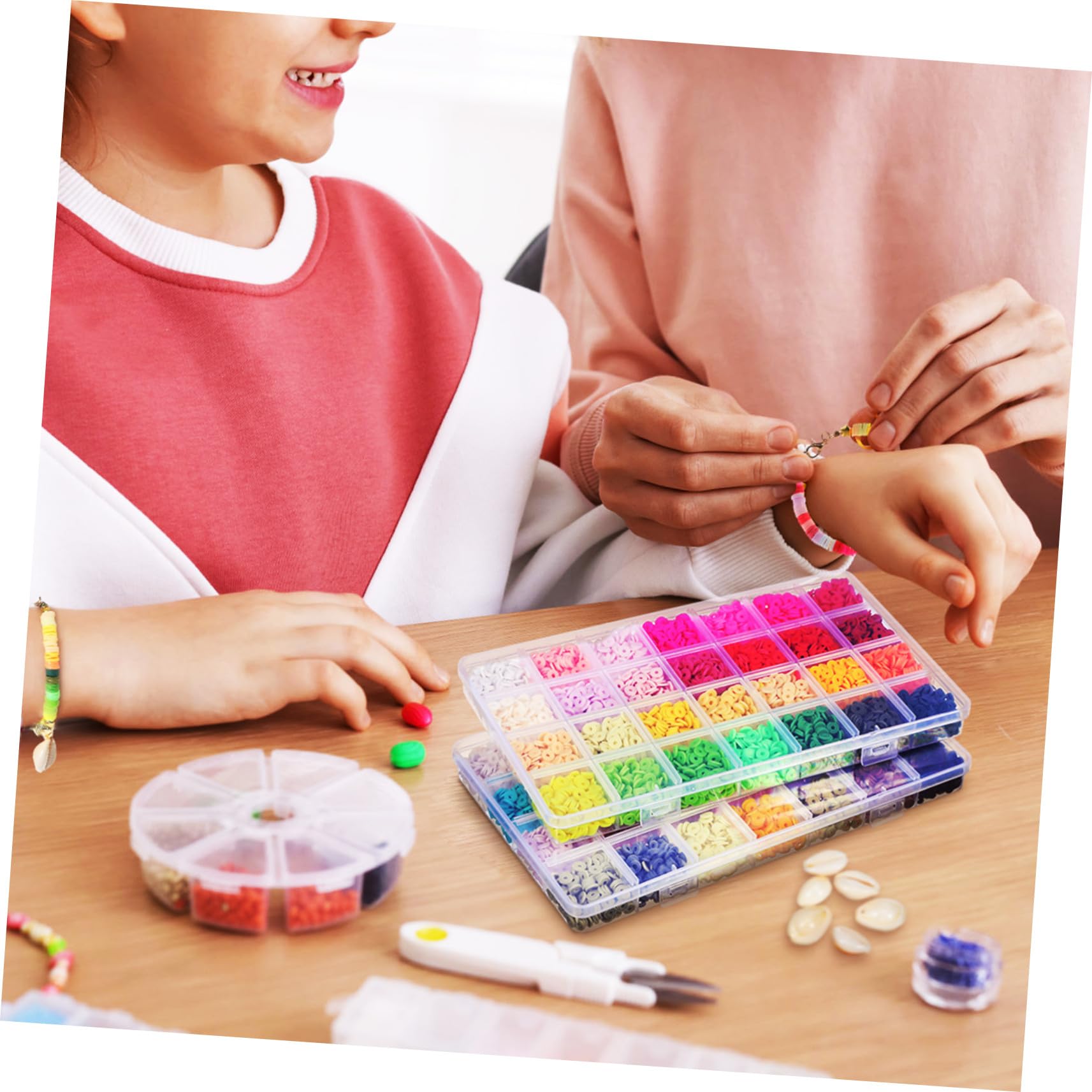 Kit Complet de Fabrication de Bijoux DIY avec Perles Colorées pour Bracelets et Colliers Accessoires Créatifs pour Débutants et Amateurs de Loisirs Créatifs