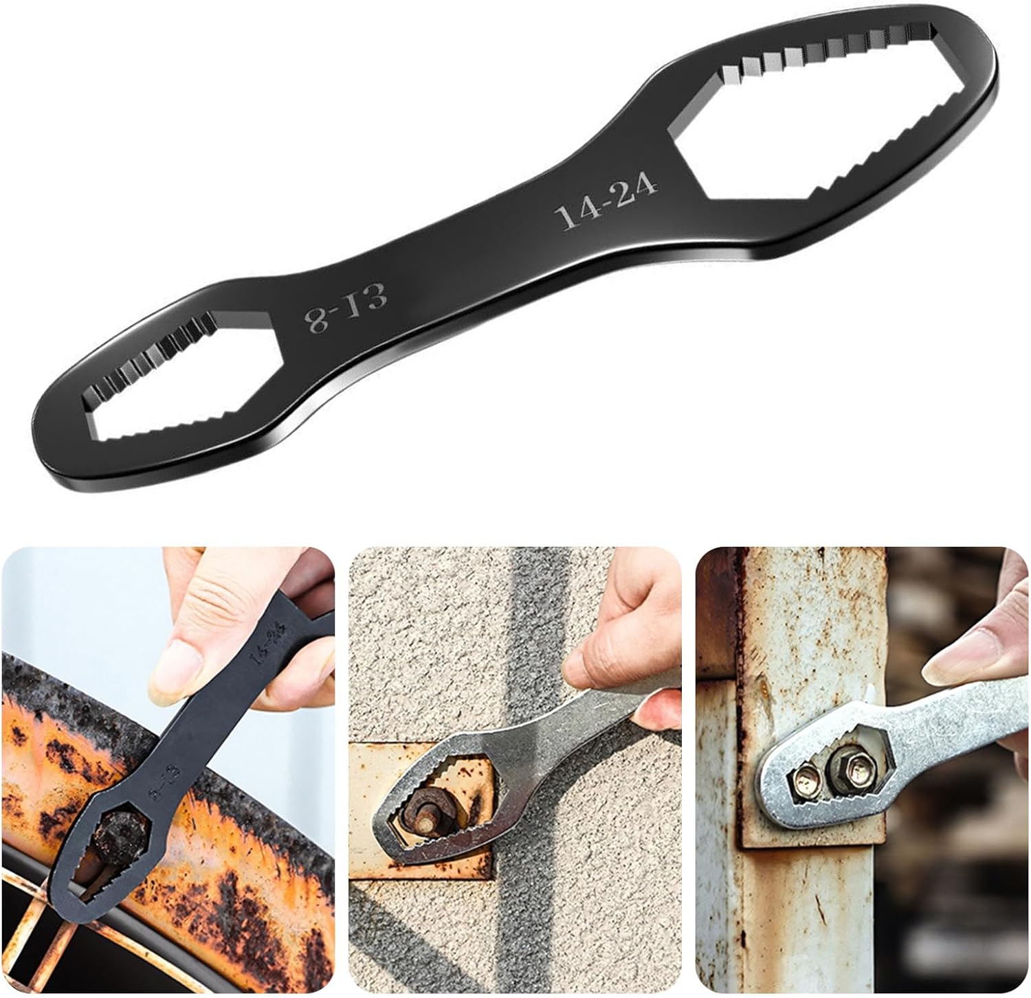 Multifunctional Double End Box Wrench Hexagon Double End Solid Wrench Screw Nut Tool For Professional Repair Accessories
