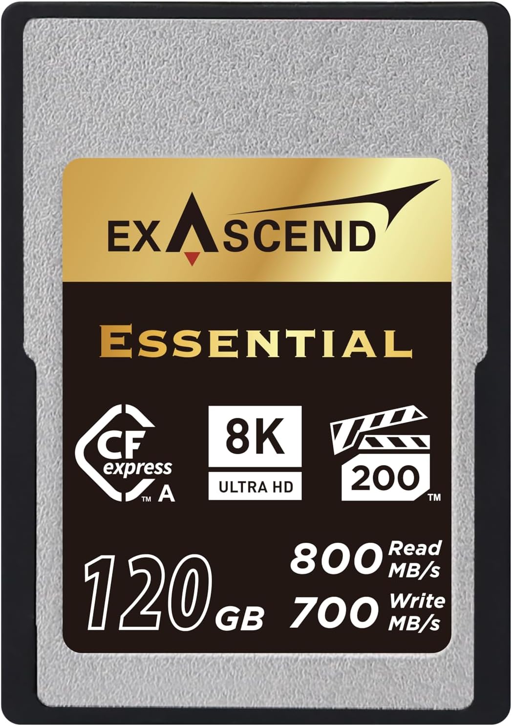 Exascend 120 GB / 180 GB / 240 GB Essential CFexpress Type A Card, Sustained Read 800MB/s, Compatible with Sony a1 / a7S III / a7 IV / FX3 / FX6 (480GB)