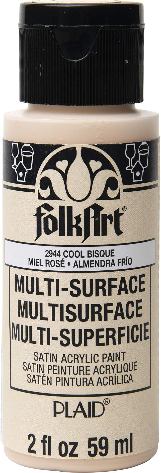 FolkArt MultiSurface Acrylic Craft Paint, 2 fl oz, Cool