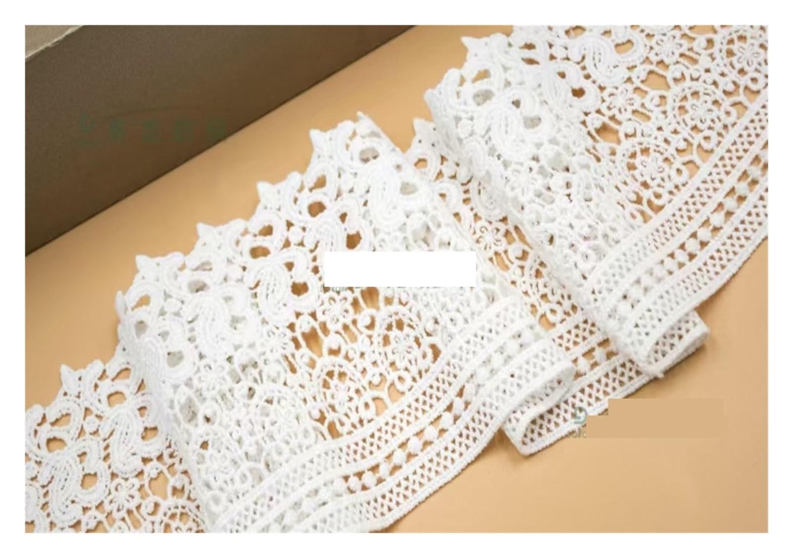 Spitzenbesatzband, Stoff, Nähen, Basteln, Vintage-Spitzenband, Baumwolle, Spitzenstoff, Spitzenband, for Basteln, Hochzeit, Dekoration, Scrapbooking, Geschenkbox