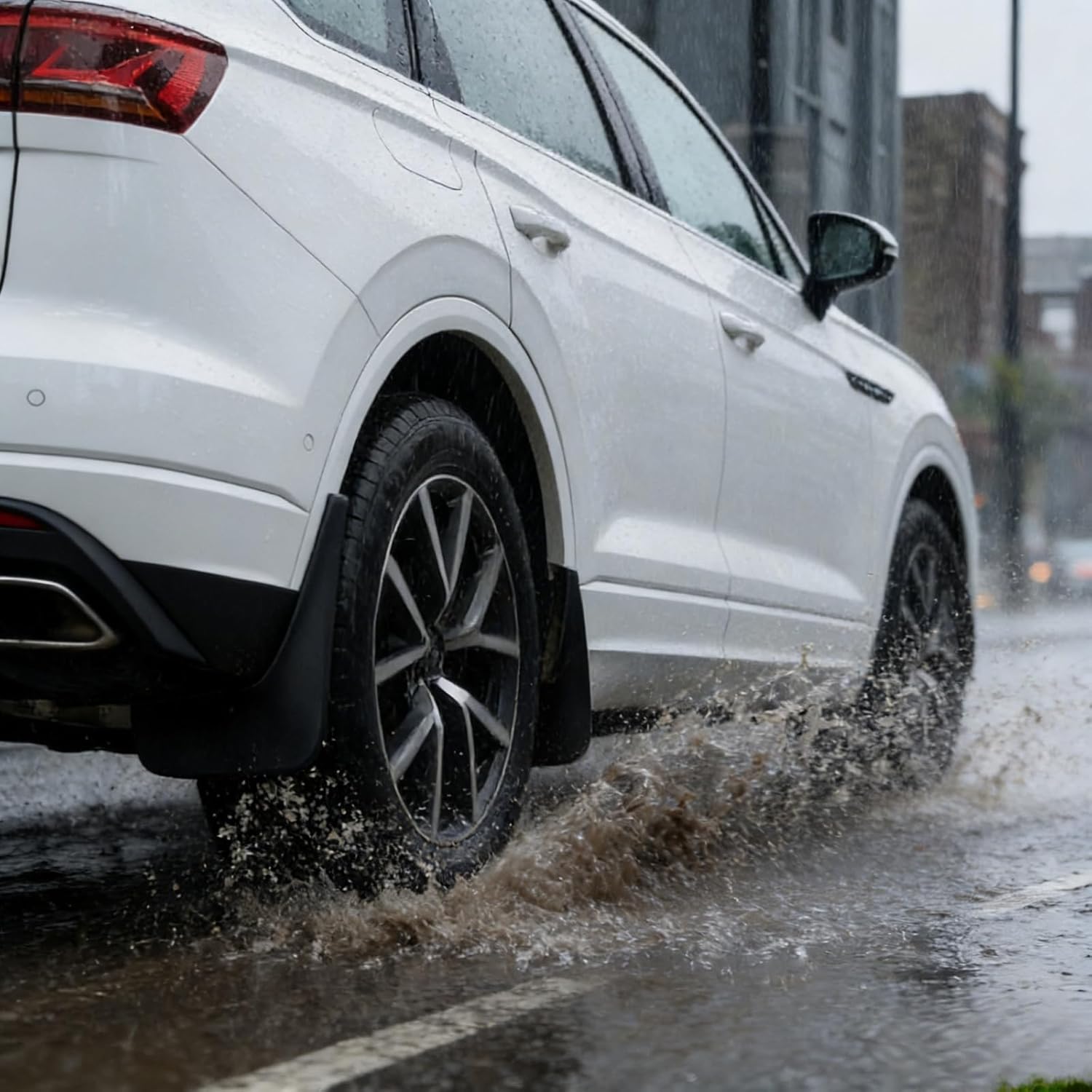 Premium Mud Flaps for Roewe 550 2008-2014- All-Weather Splash Guards, Front & Rear Set - 4 Piece Kit