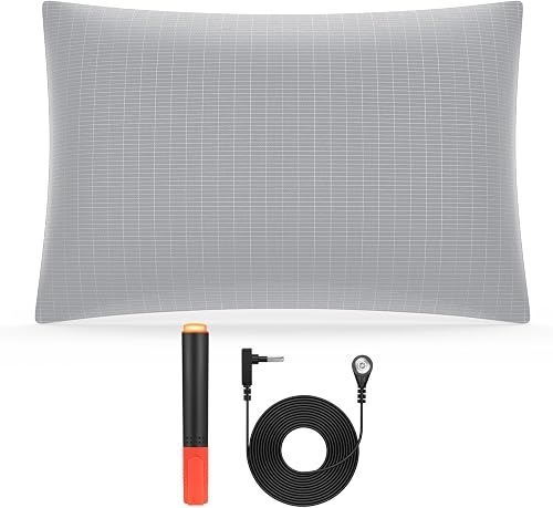 HLLBLL Grounding Pillow Case, Organic Cotton, Silver Fiber