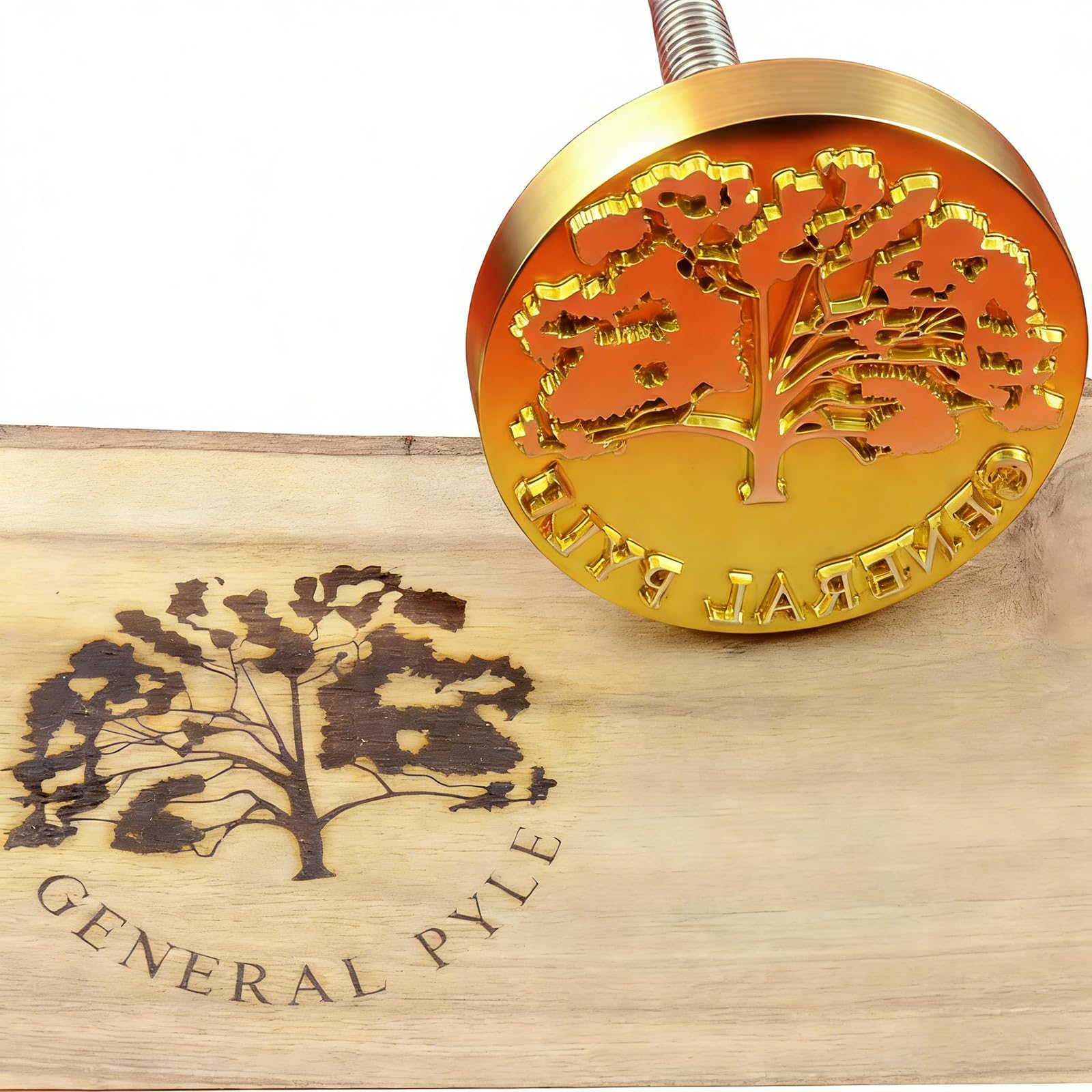 Ferro per marchio personalizzato per legno con timbro personalizzato per la lavorazione del legno Branding ferro artigianale by Design (2,5 x 2,5 cm)