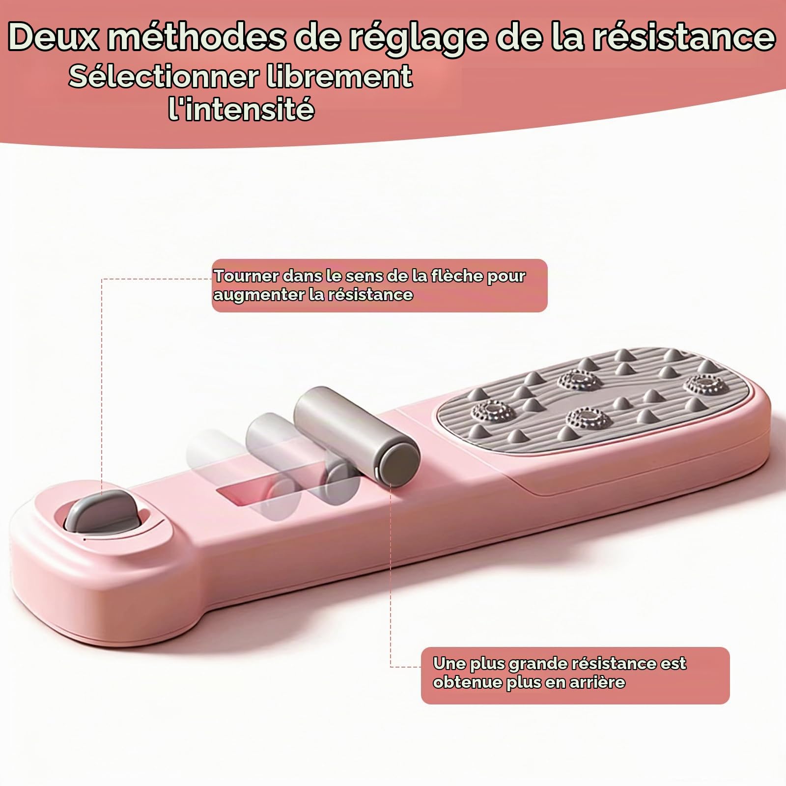 Entraîneur de Soutien Plantaire, Appareil D‘Exercice pour Les Orteils - Entraîneur de Mobilité Réglable avec Base Antidérapante pour Maison & Voyage, Renforcement de la Voûte Plantaire pour Adu