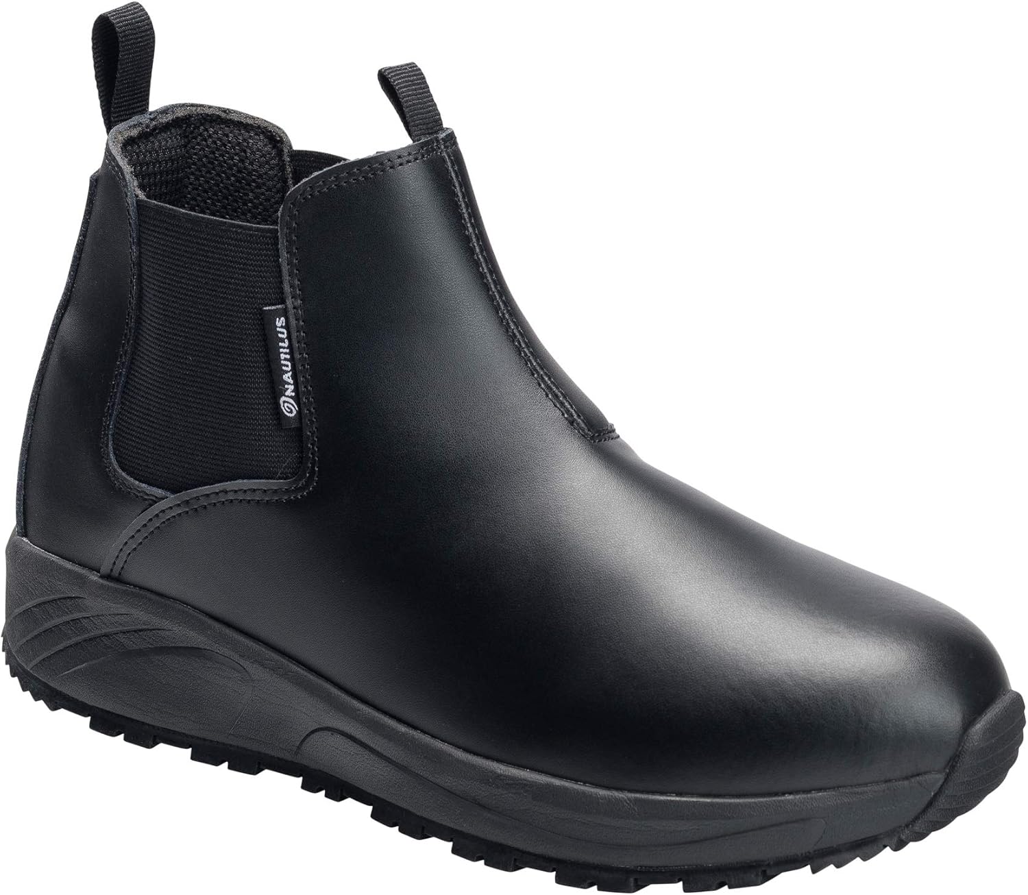 Nautilus Safety Footwear Specialty EH N5023 Men's Pull-On Work Shoes, 7 M Black