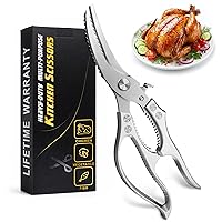 Vista 12 de Tijeras de hierbas con 5 cuchillas y tapa, cortador de hierbas de acero inoxidable para un corte rápido y preciso, diseño compacto y fácil