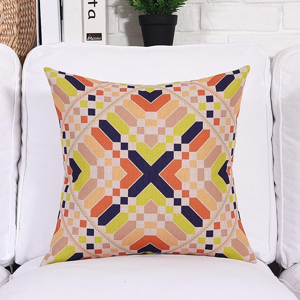 Oreiller moderne géométrique pour décoration café et hôtel chic Snug